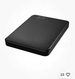 WD Elements Portable, 1TB External Hard Drive - HDD USB 3.2, PC-Mac PS5 - Photo 1/3