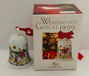 Hutschenreuther selten - Weihnachten Glocke & Licht 1999 Weltweiter Versand - Zdjęcie 1 z 2