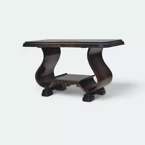 50er Jahre, Dänischer Artdeco Couchtisch mit Ablage, Eschenholz. - Bild 1 von 20