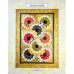 Fan Fair Quilt PATTERN SND427 by Seams and Dreams, Dresden Fan Quilt Pattern - Picture 1 of 6