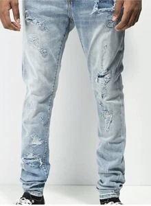 crysp jeans atlanic blue rip repair denim - Bild 1 von 6