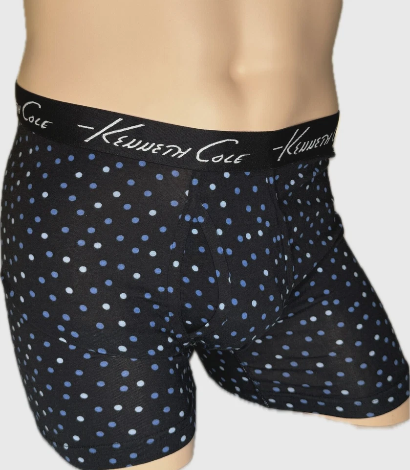 KENNETH COLE REACTION Para hombres Algodón Boxer BREVE Talla M Ropa Interior Azul Marino Foto 1 de 3