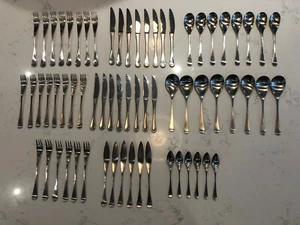 66 X Alveston Old Hall Cutlery Canteen Complete Robert Welch Mcm Vintage 60s Vgc - Picture 1 of 15