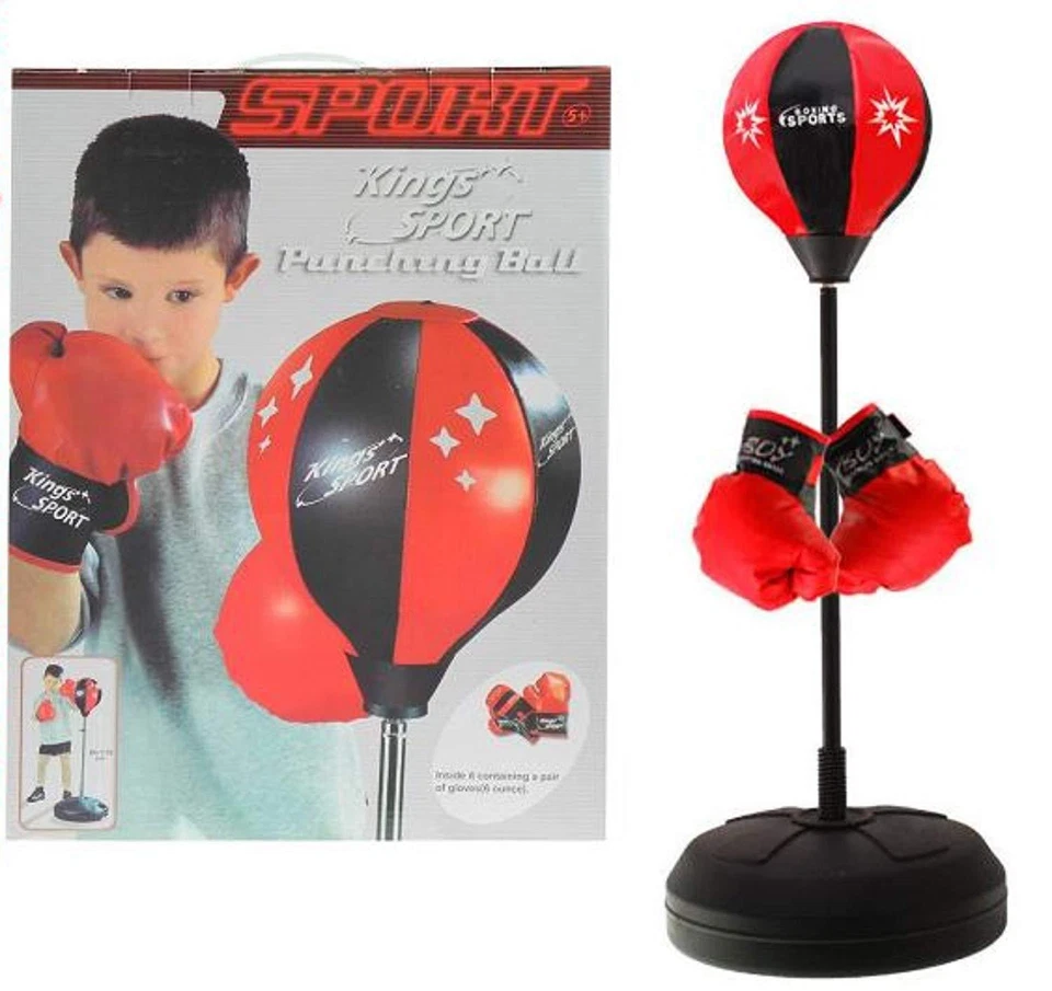 Kinder Boxsack mit Boxhandschuhen - Standing Punching Bag-Boxtrainer für Kinder - Bild 1 von 1