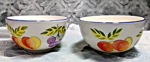 Set 2 Artist's Touch ORCHARD Jubilee Bowls 5 1/2” - Picture 1 of 6