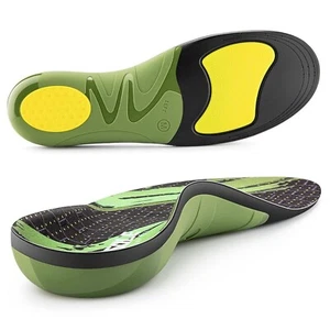 VALSOLE 220+ lbs Plantar Fasciitis High Arch Support Insoles Men Women - Orth... - Picture 1 of 6