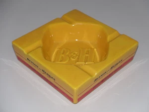 Stammtisch Aschenbecher . B & H Benson and Hedges. 16 x 16 cm Raucherkneipe - Bild 1 von 6