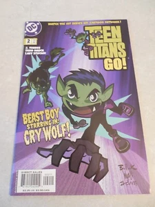 TEEN TITANS GO! #2, DC COMICS, 2004, BEAST BOY STARRING IN CRY WOLF, 9.4 NM! - Picture 1 of 2