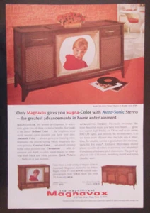 Magnavox Magna Color TV Magazine Print Ad 1965 7 x 10 - Bild 1 von 1