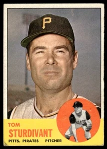 1963 Topps Tom Sturdivant Pittsburgh Pirates #281 - Picture 1 of 2