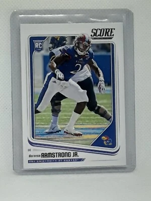 Dorance Armstrong Jr. 2018 Score Football - RC #420 - Kansas Jayhawks - Image 1 of 2