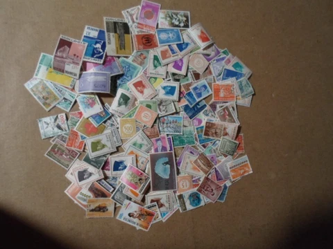 Collection lot 210 different stamps of Indonesia Cover