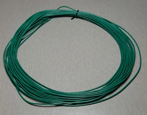 10 Metres GREEN UL-1007 Hookup Wire 24AWG 1.4mm PVC insulator - Picture 1 of 1