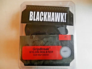 Blackhawk Nylon GripBreak Holster 28 LEFT HAND S&W M&P 9/40/45 #40GB28BK-L  ED - Picture 1 of 1