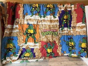 teenage mutant ninja turtles Tnmt 1988 Twin Sized Comforter Blanket 88” X 58”