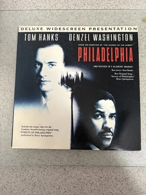 Philadelphia LaserDisc 1993 Drama Deluxe Widescreen TriStar Pictures - Imagem 1 de 2