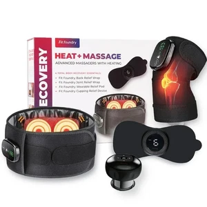 Fit Foundry 4-in-1 Heat & Massage Recovery Pack for Relief - Picture 1 of 7
