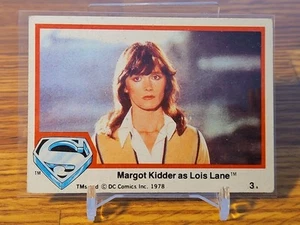 1978 Topps Superman Card # 3 Margot Kidder as Lois Lane - Picture 1 of 2
