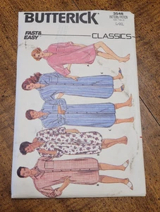 BUTTERICK / 3548 / VINTAGE PATTERN / Unisex Nightshirt / L-XL - Picture 1 of 2