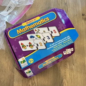 MATCH IT! Mathematics educational puzzle. Missing One Piece. See Photos - Picture 1 of 4