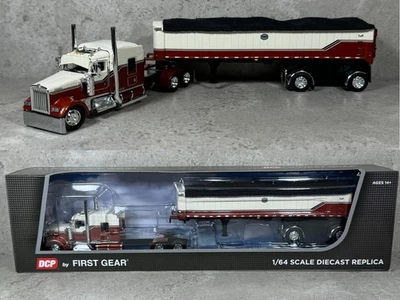 1/64 Kenworth W900L & MAC Coal End Dump Copper/Cream DCP by First Gear - Image 1 of 4
