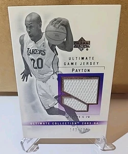 Gary Payton 2003-04 Upper Deck Ultimate Collection Game Used Jersey /200 - Picture 1 of 10