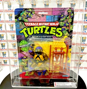 Donatello FCF Fan Club Flyer TMNT 10-back AFA MOC 1988 sellado Tortugas Ninja 87,3 - Imagen 1 de 14