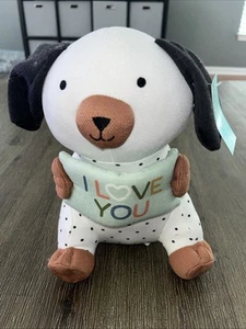 Peluche PERRO “TE AMO” 10 pulgadas de alto nuevo con etiquetas - Imagen 1 de 8