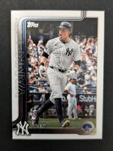 ⚾🔥BEN RICE NEW YORK YANKEES 2025 TOPPS SERIES 1 ⚾🔥 - Picture 1 of 6