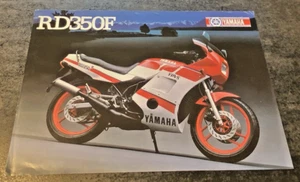 Feuillet  Commercial YAMAHA RD 350F  - 1986 - Bel Etat. - Picture 1 of 2