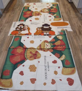 De colección. Espantapájaros Cosecha (2) Tapón de Puerta y Almohada de Peregrino Corte y Coser Tela Coser - Imagen 1 de 5