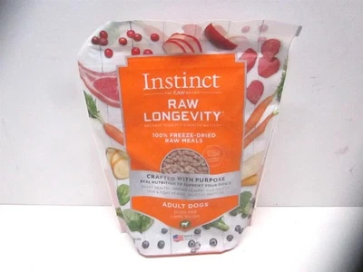 Instinct 15 oz. Ração liofilizada para cachorros Nature's Variety NV longevidade cordeiro -02/2026 - Imagem 1 de 3