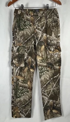 Realtree Camouflage Cargo Pants Boys Youth Size XL 14/16 - Image 1 of 4