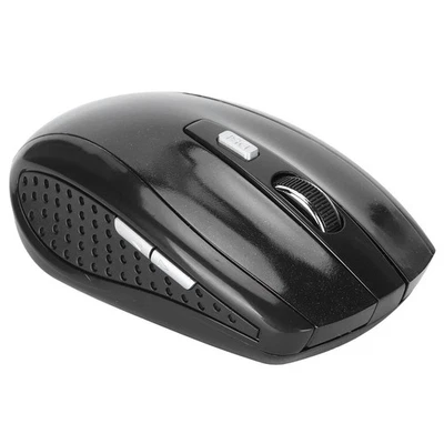 (Black)Wireless Mouse 2.4G Ergonomic Mini Optical Computer Accessories For - Image 1 of 4