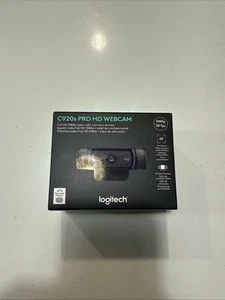 NEW LOGITECH C920s PRO HD WEBCAM FULL HD 1080p PRIVACY SHUTTER 960-001257 BLACK - Photo 1/7