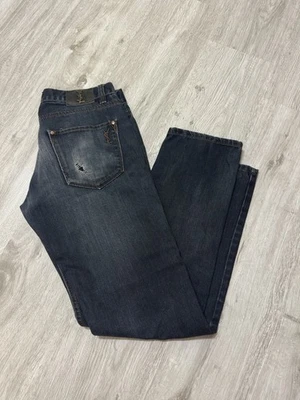 Yves Saint Laurent Denim Jeans Vintage YSL Logo - Image 1 of 4