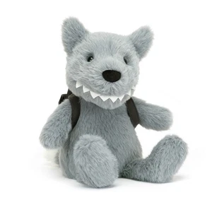 Jelly-cat Backpack Wolf Stuffed Plush Soft Toy - Don't Be Scared By Suede Teeth! - Picture 1 of 3