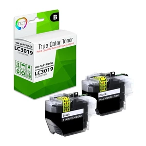 2Pk TCT LC3019 Black LC3019BK For Brother MFC-J5330DW J6530DW J6930DW Comp Ink - Picture 1 of 6