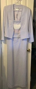 Neu mit Etikett Daymor Couture Kleid Brautmutter formeller Anlass Perlen 2-teilig Gr. 12 - Bild 1 von 11