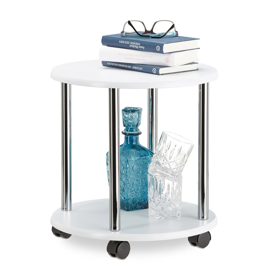Tavolino arrotolabile tavolino mobile carrello di servizio carrello di nicchia piccolo - Immagine 1 di 1