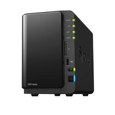 Synology DS214PLAY 2-bay Gigabit NAS, 3x USB 3,0, E-SATA - Image 1 of 4