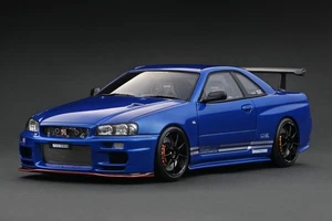 Ignition Model TOP SECRET 34GT-R (BNR34) Blue Metallic 1/18. IG3641 - Bild 1 von 4