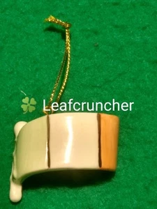 Lenox Luck Of The Irish Miniature Tree Ornament St. Patrick's Day Flag - Picture 1 of 6