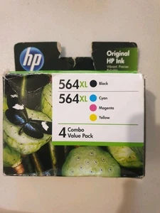GENUINE Hp 564xl 4 Combo Value Pack ( Expiry Date Feb 2025 ) - Picture 1 of 2