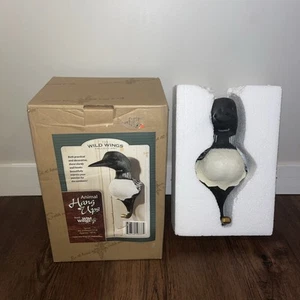 WALL COAT HAT Towel JACKET HOOK HANG UP Loon Wild Wings Animal HOME - Picture 1 of 3
