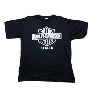 Harley Davidson Italia Tee Y2K schwarz Größe L Biker - Bild 1 von 5