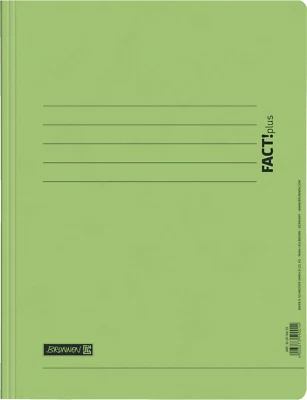 BRUNNEN FACT!plus hellgrün Schnellhefter A4 Pappe Karton 375g/m² 10-2010653 - Bild 1 von 3