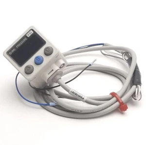 SMC ISE40A-01-V Digital Pressure Switch, -0.1 to 1.0MPa, PNP, 1/8"NPT, 12-24VDC - Picture 1 of 4