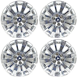 (4) NEW 18" CHROME WHEEL LINERS FITS 2017-2019 CADILLAC XT5 402X - Picture 1 of 4