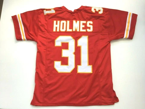 UNSIGNED CUSTOM Sewn Stitched Priest Holmes Jersey  M, L, XL, 2XL Cover